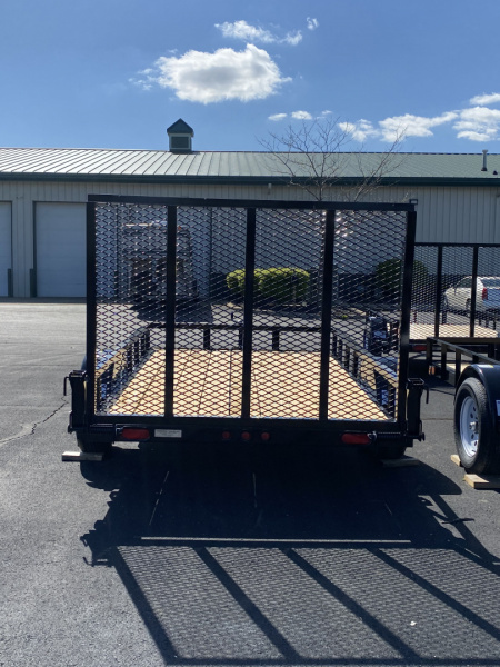 New 2026 Liberty 6' x 12' Single Axle Utility w/ Full Width Mesh Ramp