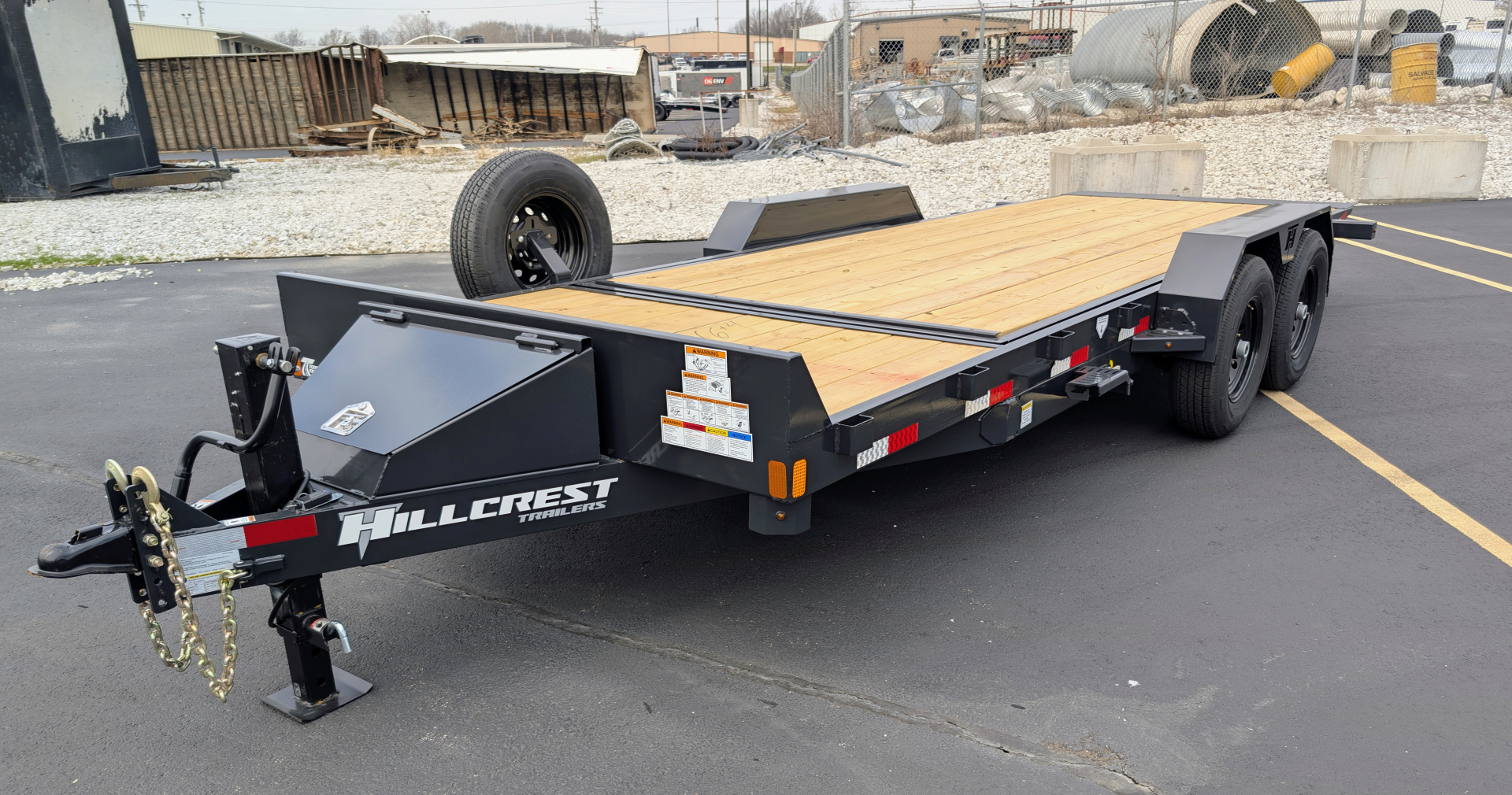 New Hillcrest 14164SPT 20' Partial Tilt 14K (GVWR) Equipment Trailer