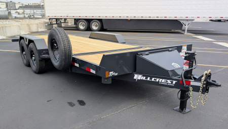 New Hillcrest 14164SPT 20' Partial Tilt 14K (GVWR) Equipment Trailer