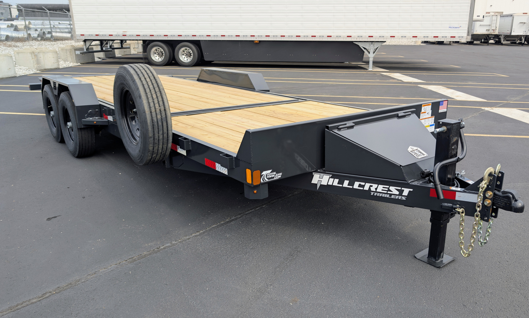 New Hillcrest 16166SPT 22' Partial Tilt 16K (GVWR) Equipment Trailer