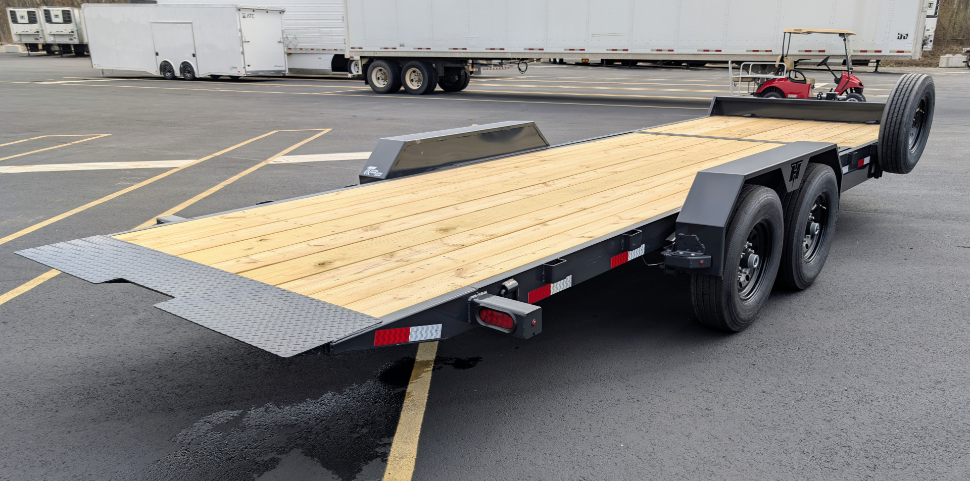 New Hillcrest 16166SPT 22' Partial Tilt 16K (GVWR) Equipment Trailer