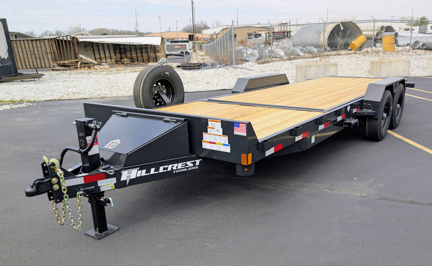 New Hillcrest 16166SPT 22' Partial Tilt 16K (GVWR) Equipment Trailer