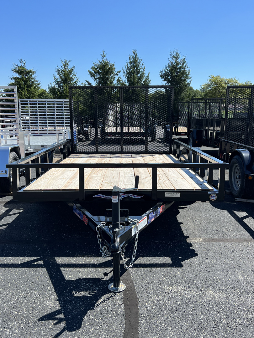 New 2022 Liberty 78" x 10' Single Axle Utility w/ Full Width Mesh Ramp