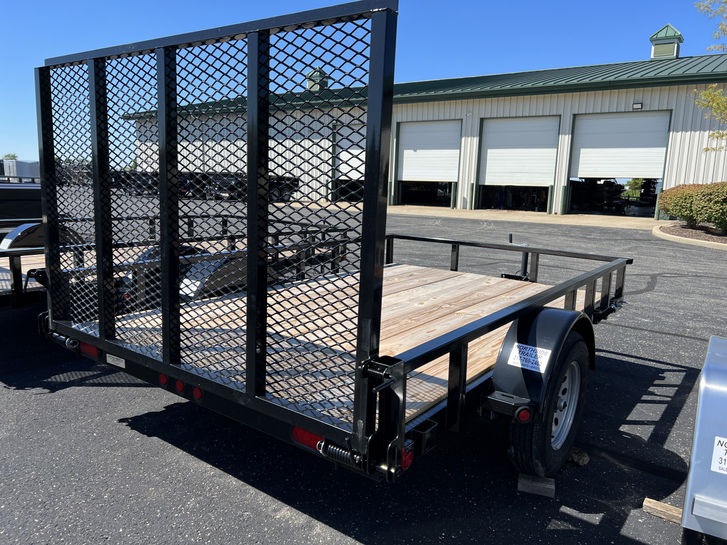 New 2022 Liberty 78" x 10' Single Axle Utility w/ Full Width Mesh Ramp