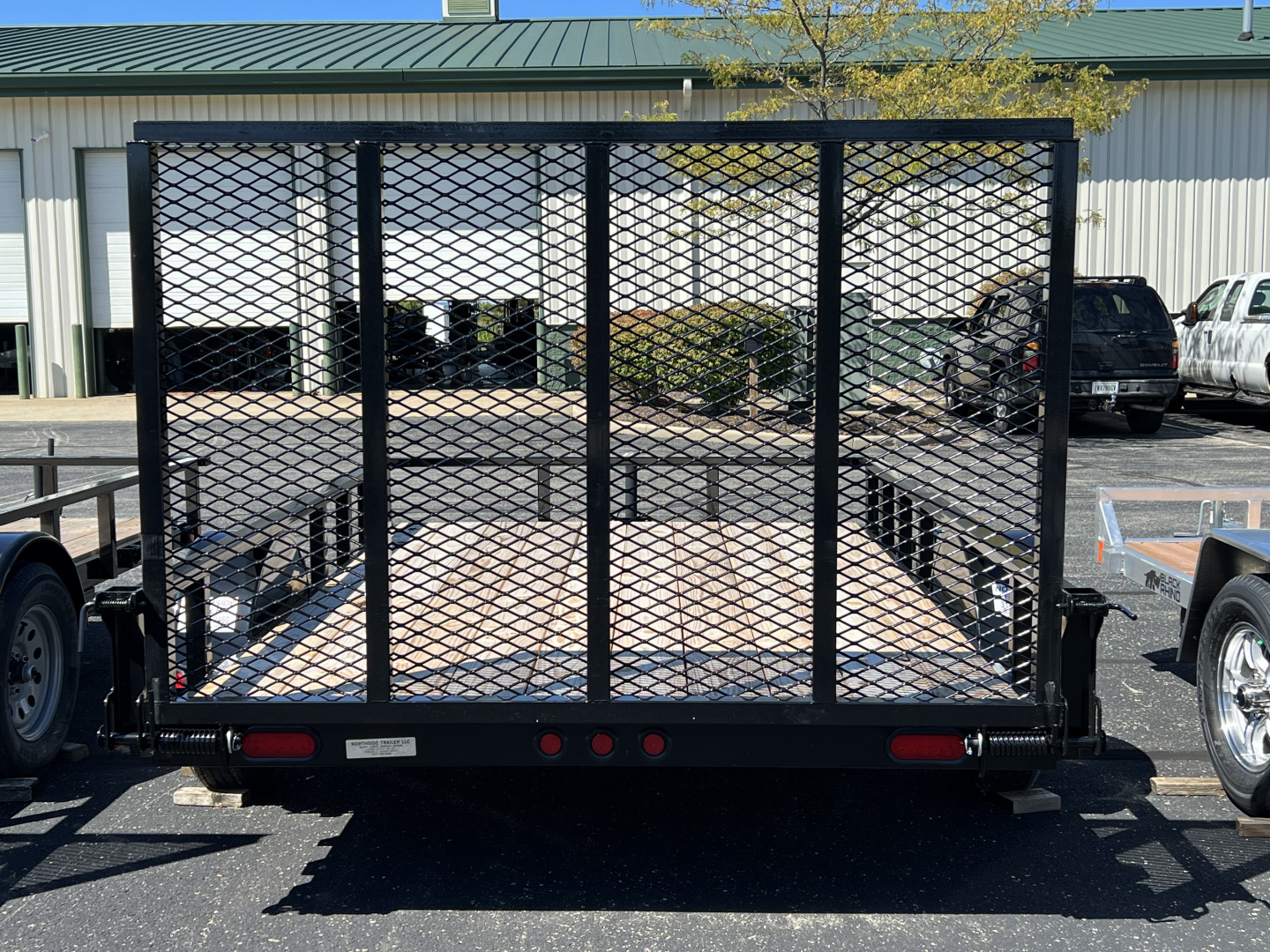 New 2022 Liberty 78" x 10' Single Axle Utility w/ Full Width Mesh Ramp