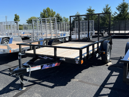 New 2022 Liberty 78  x 10' Single Axle Utility w/ Full Width Mesh Ramp