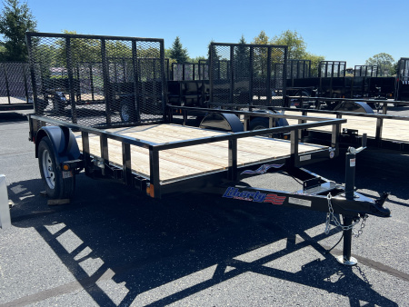 New 2022 Liberty 78" x 10' Single Axle Utility w/ Full Width Mesh Ramp