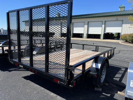 New 2022 Liberty 78" x 10' Single Axle Utility w/ Full Width Mesh Ramp