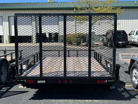 New 2022 Liberty 78" x 10' Single Axle Utility w/ Full Width Mesh Ramp