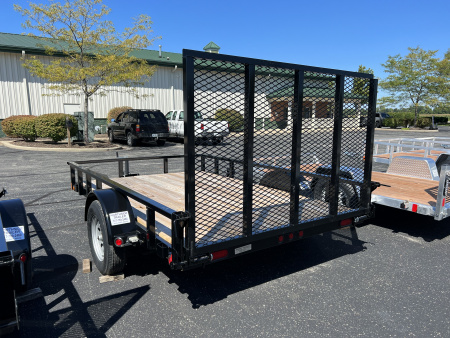 New 2022 Liberty 78" x 10' Single Axle Utility w/ Full Width Mesh Ramp