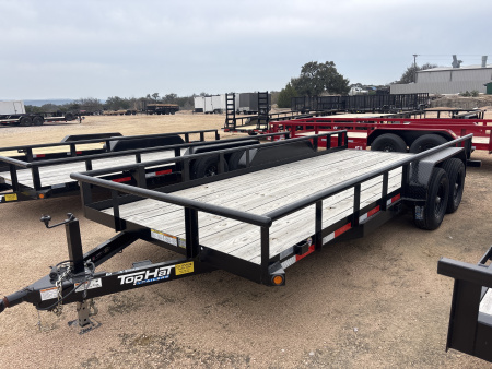 New 2025 Top Hat HP18X83-9.9E-Q Utility Trailer