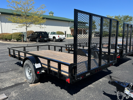 New 2026 Liberty 78" x 12' Single Axle Utility w/ Full Width Mesh Ramp