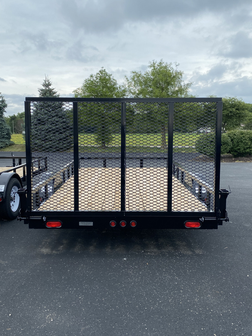 New 2026 Liberty 83" x 14' Single Axle Utility w/ Full Width Mesh Ramp