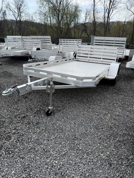 New 2027 ALUMA 77  x 12 Bi-Fold Tailgate Utility Trailer
