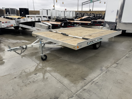 Used 2018 Alumna 2 place TILT Snowmobile Trailer