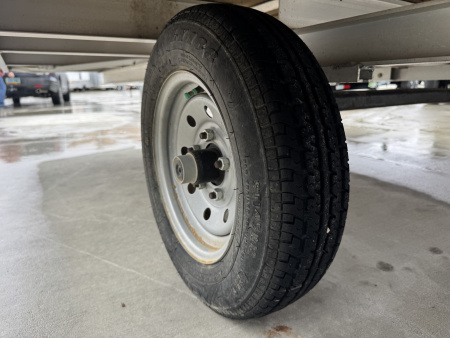 Used 2018 Alumna 2 place TILT Snowmobile Trailer