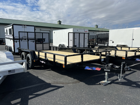 New 2026 Liberty 83" x 16' Tandem Axle Utility w/ Full Width Mesh Ramp