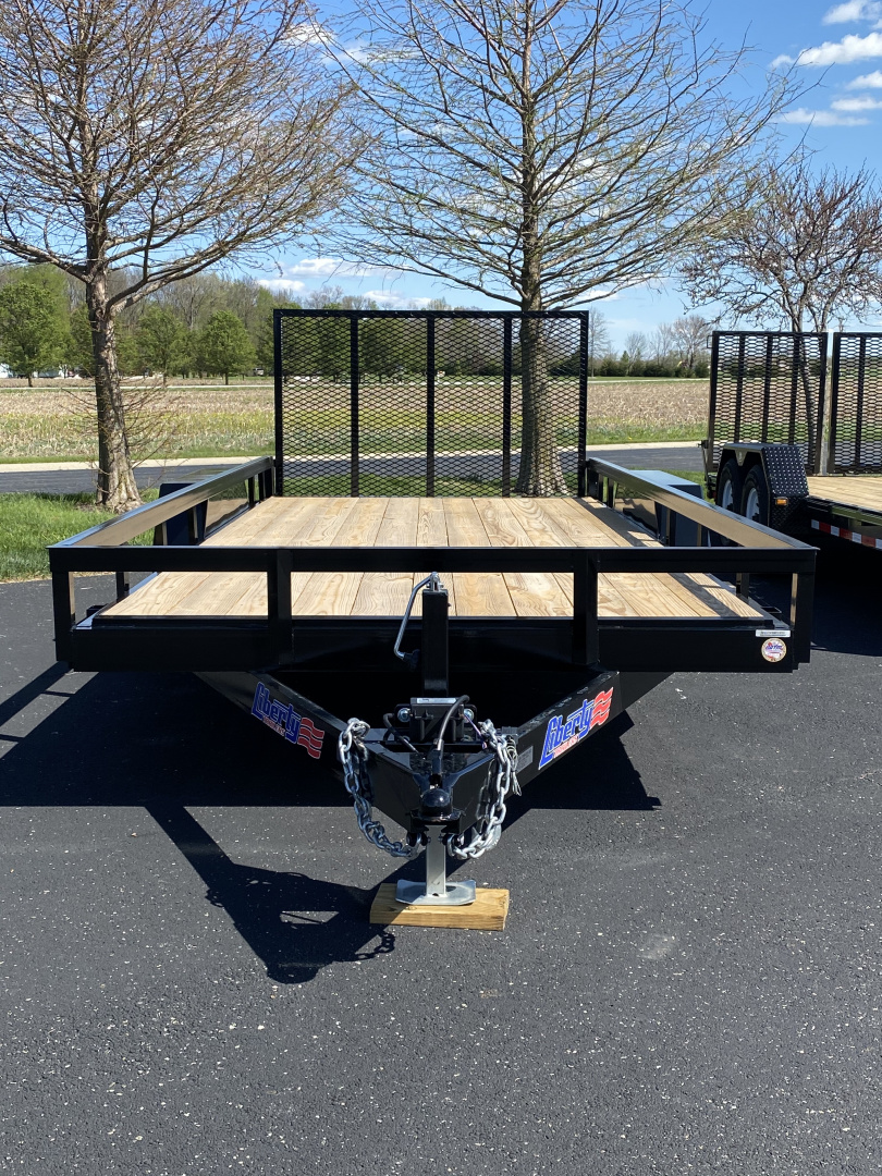 New 2026 Liberty 83" x 18' (16' + 2') TA Utility w/ Full Width Mesh Ramp