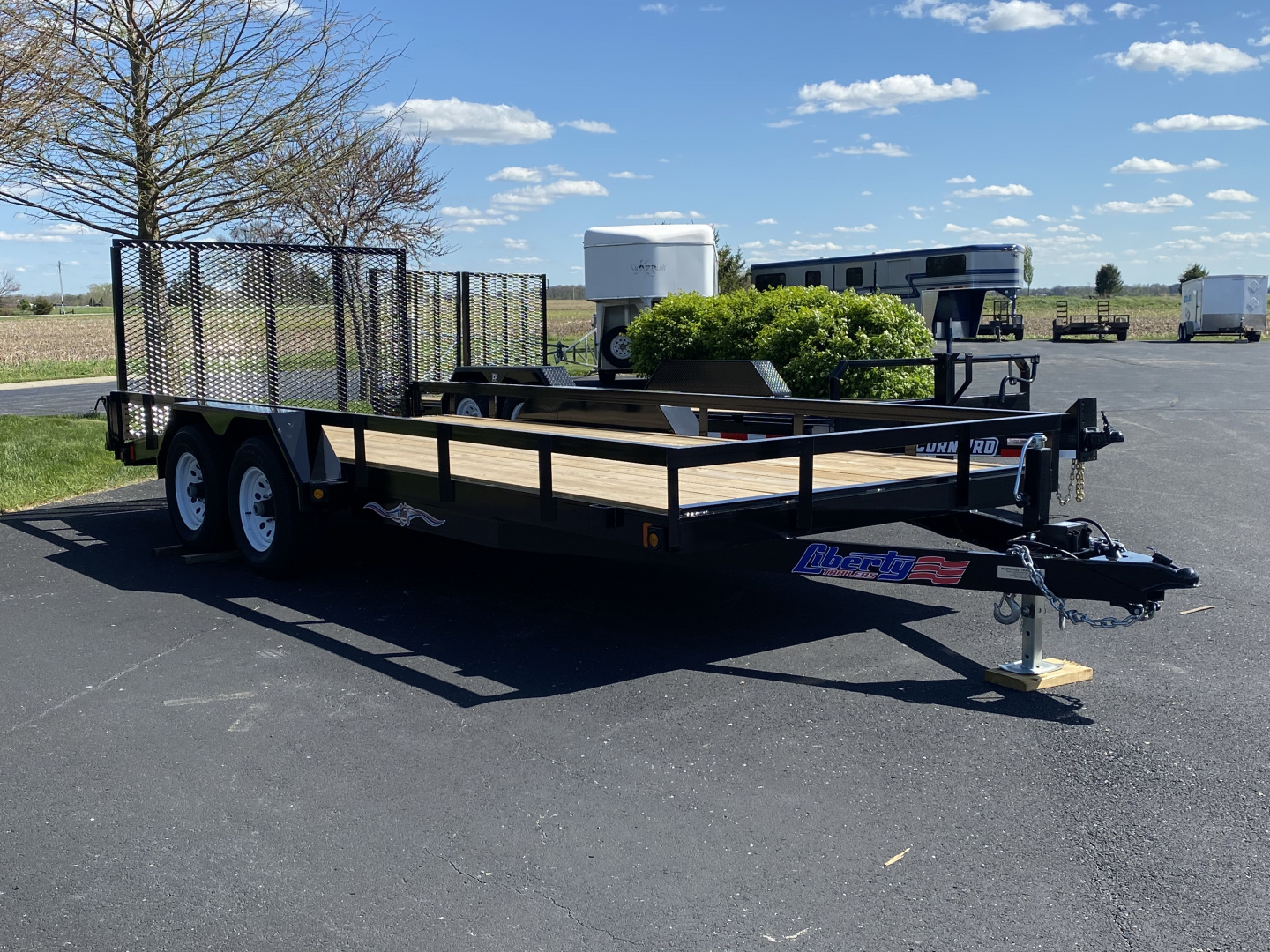 New 2026 Liberty 83" x 18' (16' + 2') TA Utility w/ Full Width Mesh Ramp