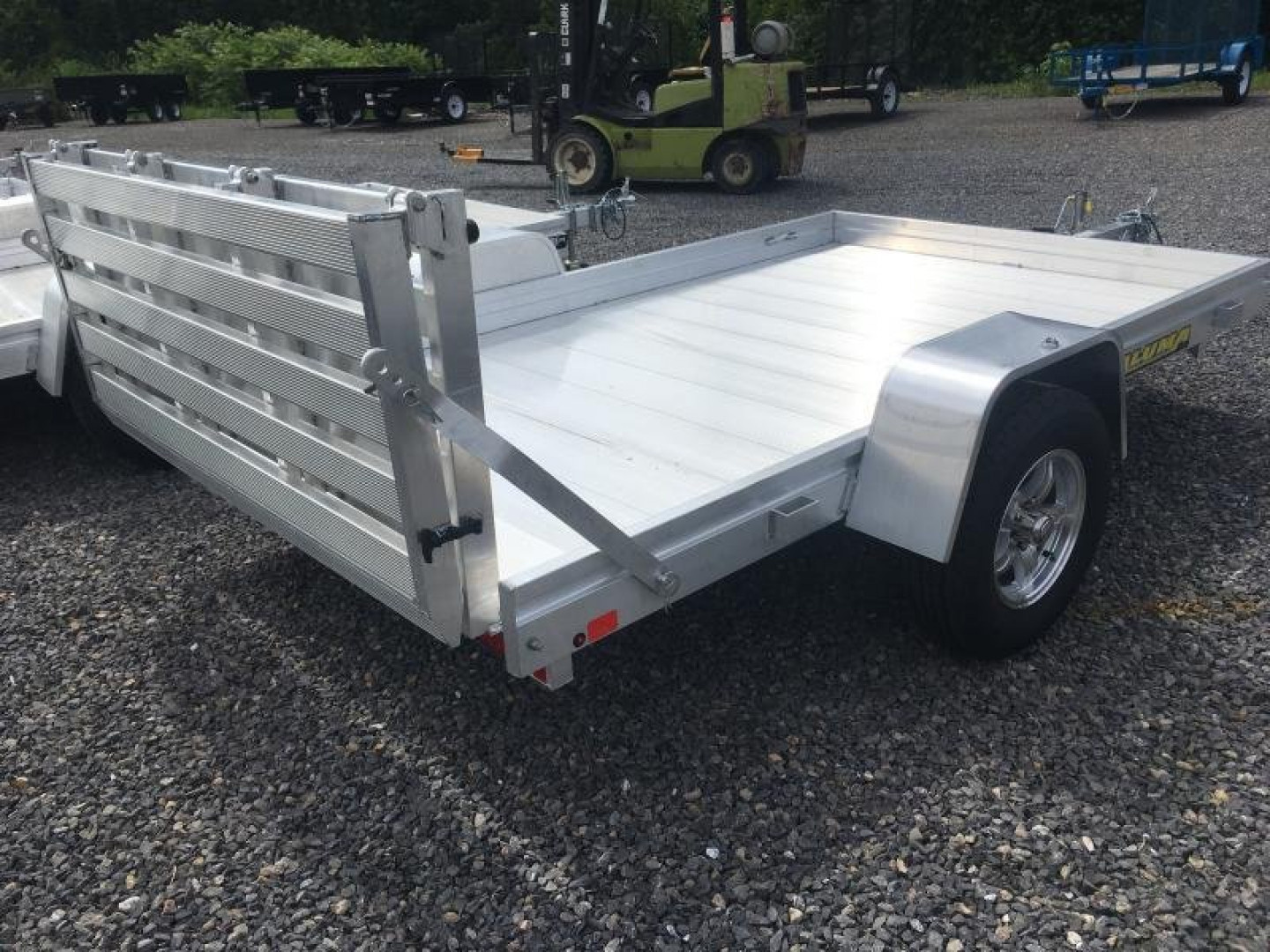 New 2027 ALUMA 72" x 10' Tailgate Utility Trailer