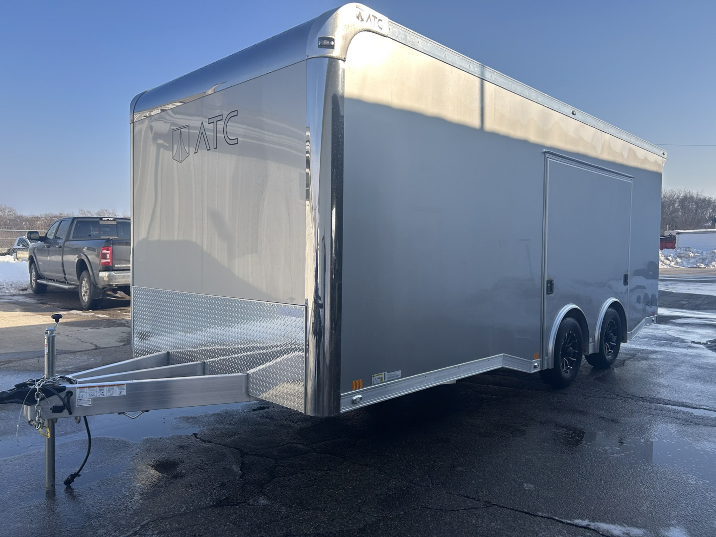 New 2026 ATC 20 FT ROM 400 ALUMINUM ENCLOSED CAR HAULER WITH ESCAPE DOOR