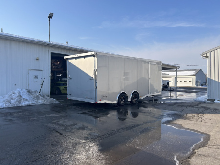 New 2026 ATC 20 FT ROM 400 ALUMINUM ENCLOSED CAR HAULER WITH ESCAPE DOOR