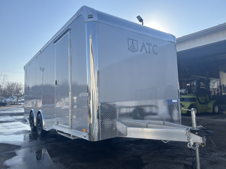 New 2026 ATC 20 FT ROM 400 ALUMINUM ENCLOSED CAR HAULER WITH ESCAPE DOOR