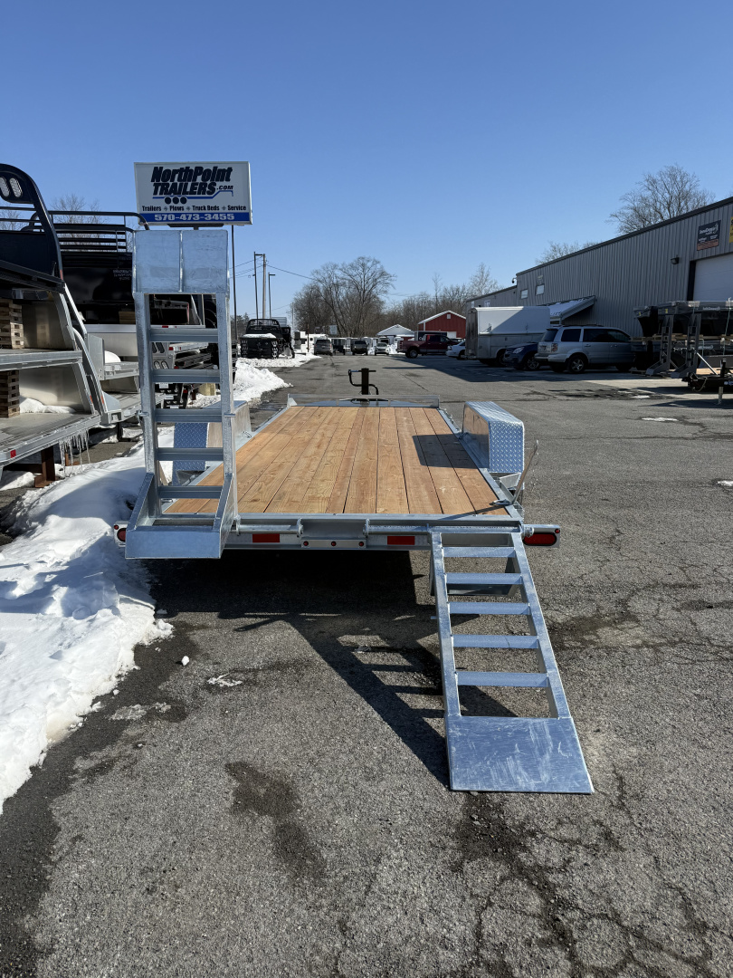 New 2026 BWISE 18' - 14K EQUIPMENT TRAILER - GALVANIZED FINISH