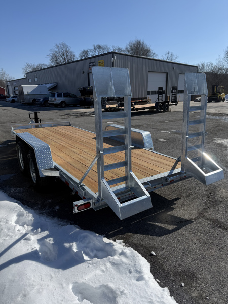 New 2026 BWISE 18' - 14K EQUIPMENT TRAILER - GALVANIZED FINISH