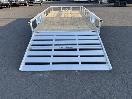 New 2026 H&H 7X14 Aluminum Utility Trailer 3K GVWR