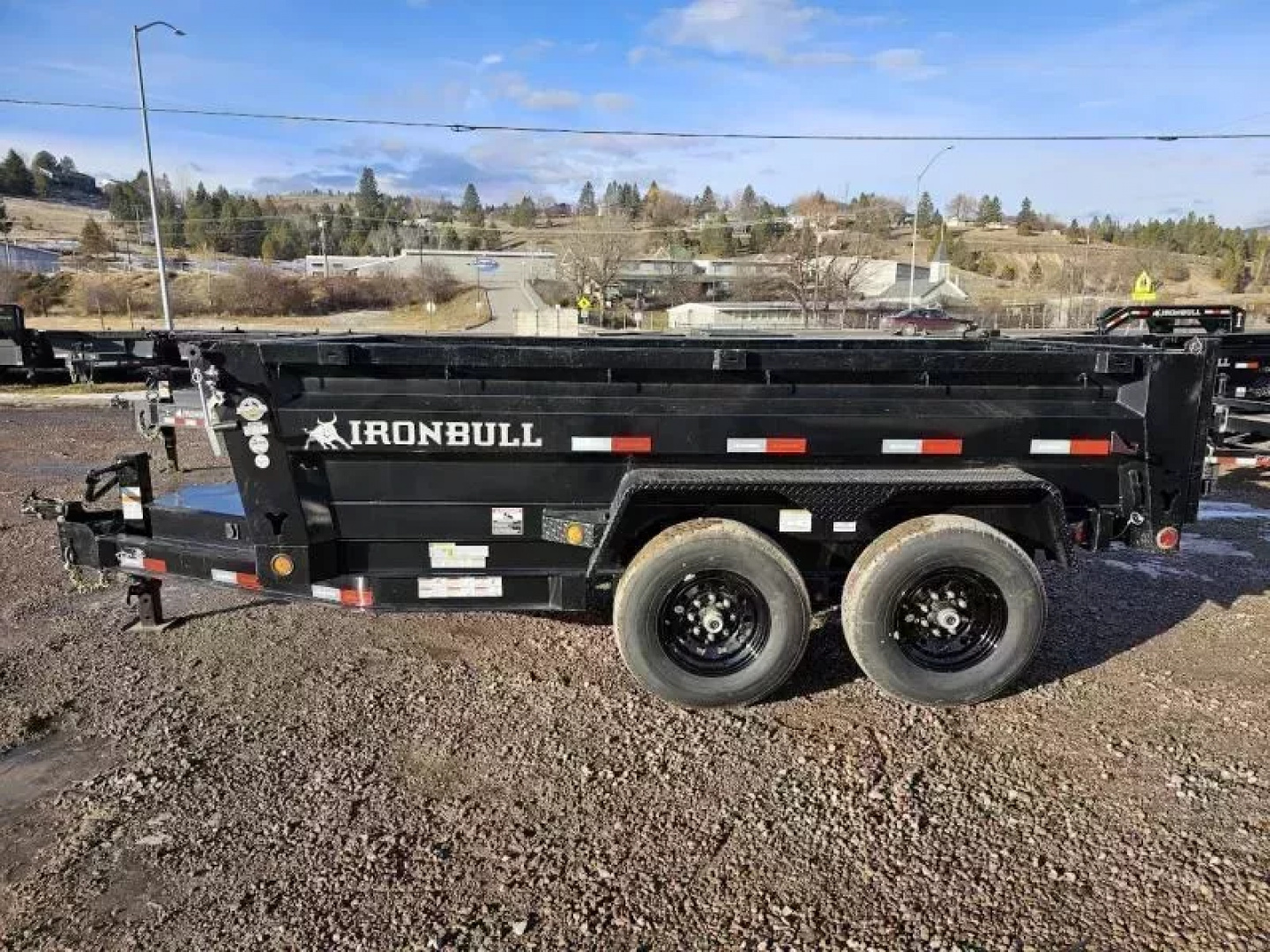 New 2026 Iron Bull 6'x12' 15k Dump Trailer