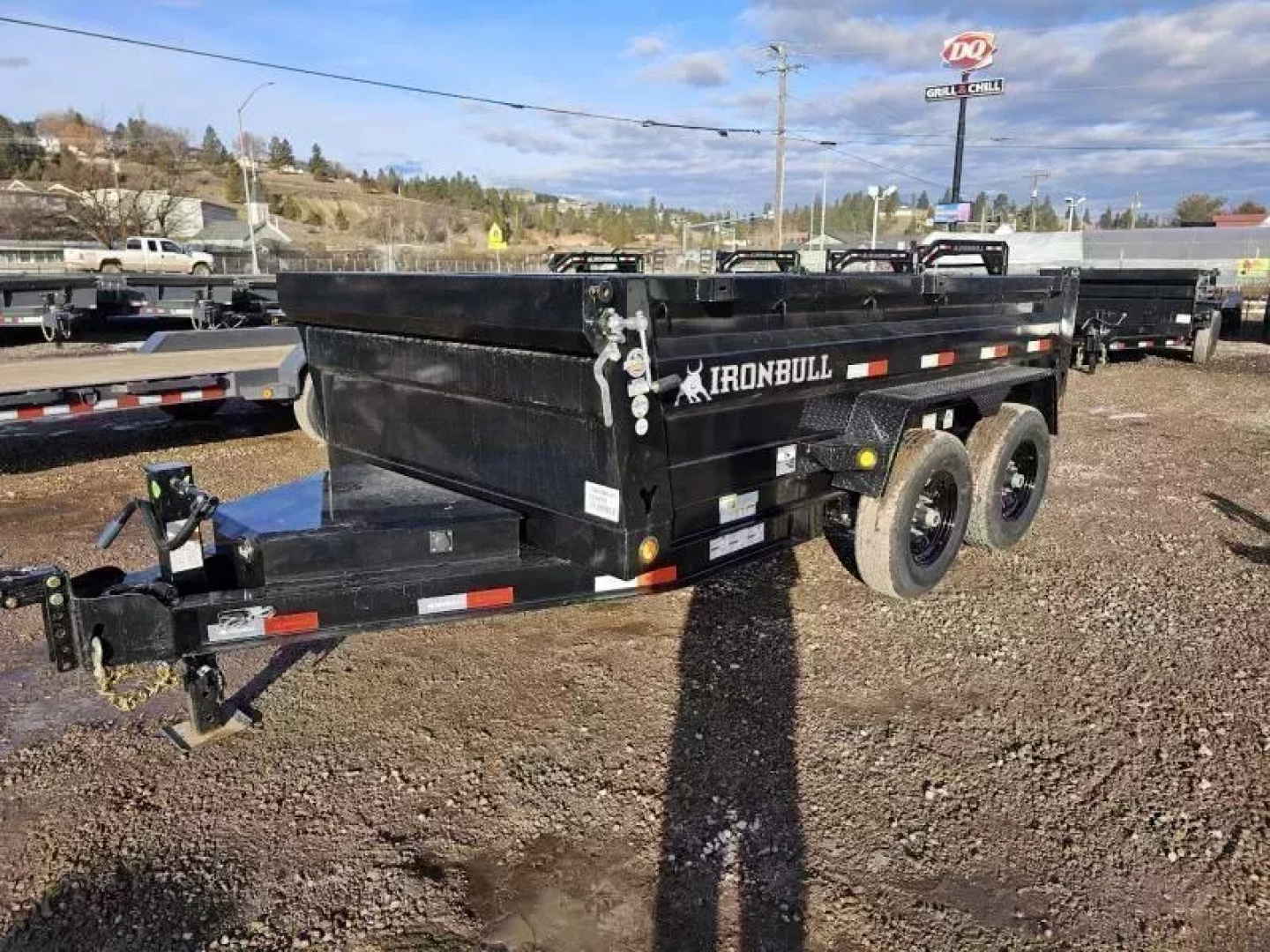 New 2026 Iron Bull 6'x12' 15k Dump Trailer