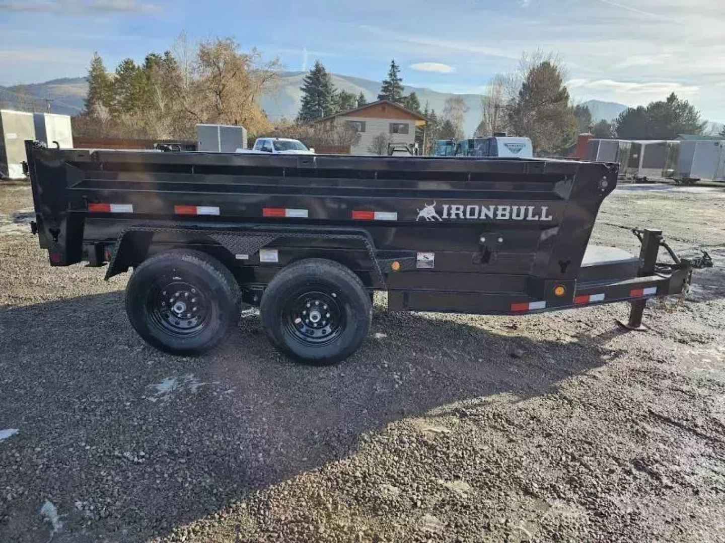 New 2026 Iron Bull 6'x12' 15k Dump Trailer