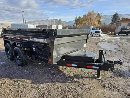 New 2026 Iron Bull 6'x12' 15k Dump Trailer