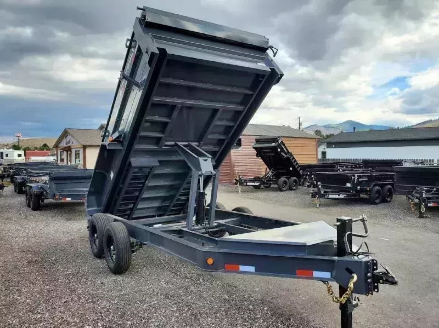 New 2026 Iron Bull 7x14 15k Low-Pro Dump Trailer