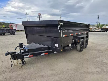 New 2026 Iron Bull 7x14 15k Dump Trailer w/ 36" Sides