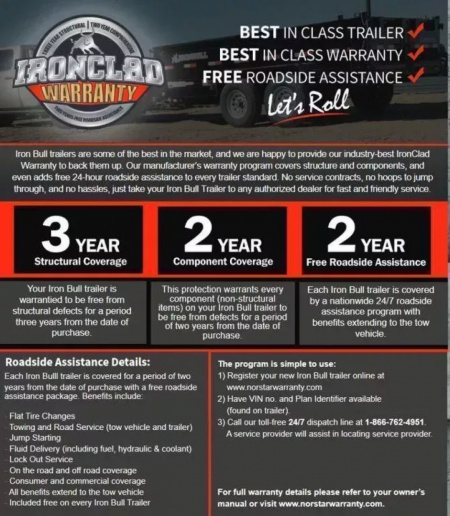 New 2026 Iron Bull 7x14 15k Dump Trailer w/ 36" Sides