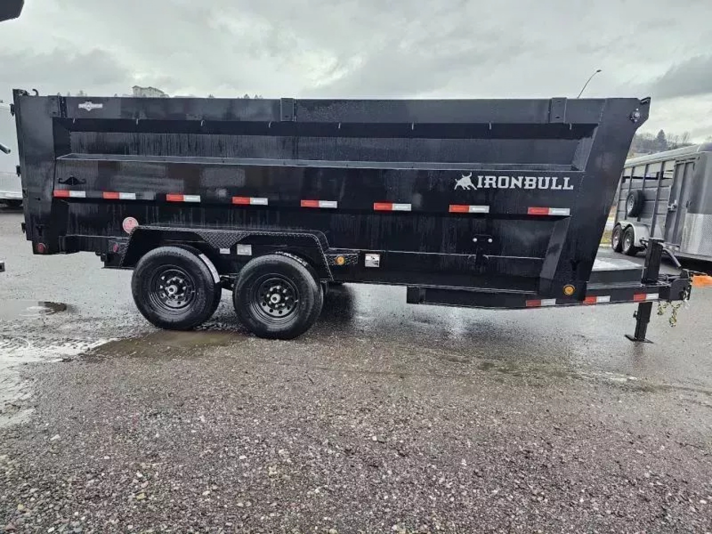 New 2026 Iron Bull 7x16 15k Dump Trailer w/48" Sides