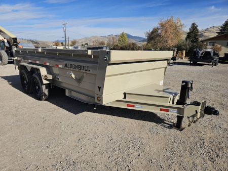 New 2026 Iron Bull 7x16 15k Dump Trailer