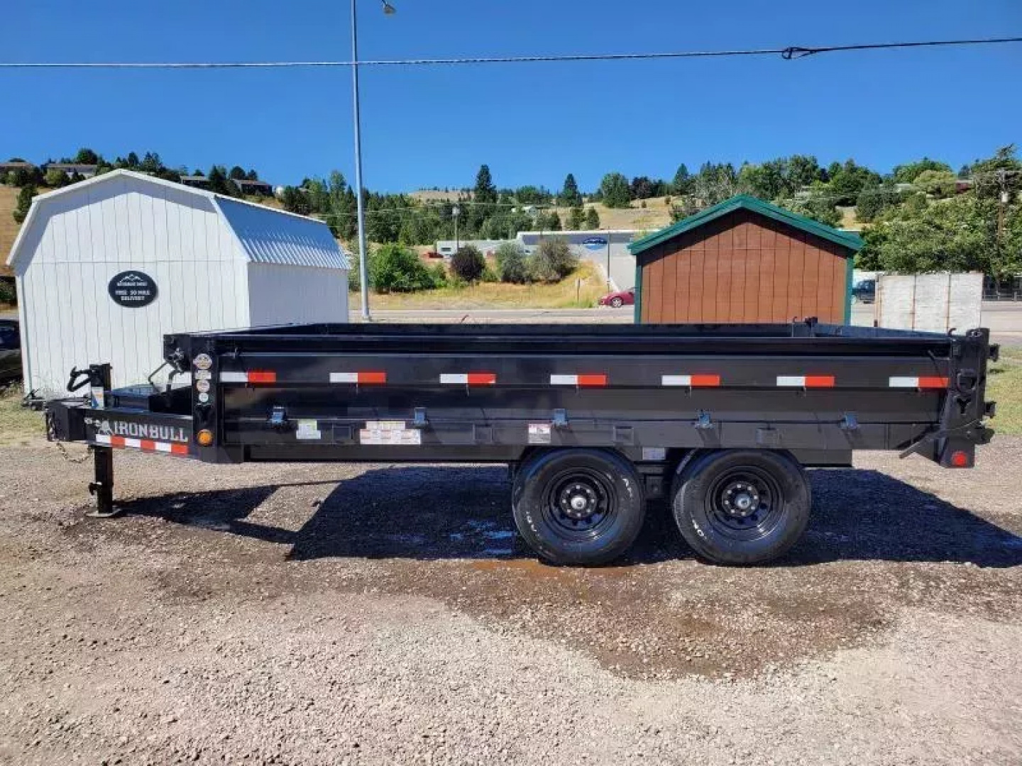 New 2026 Iron Bull 8x14 15k Deckover Dump Trailer