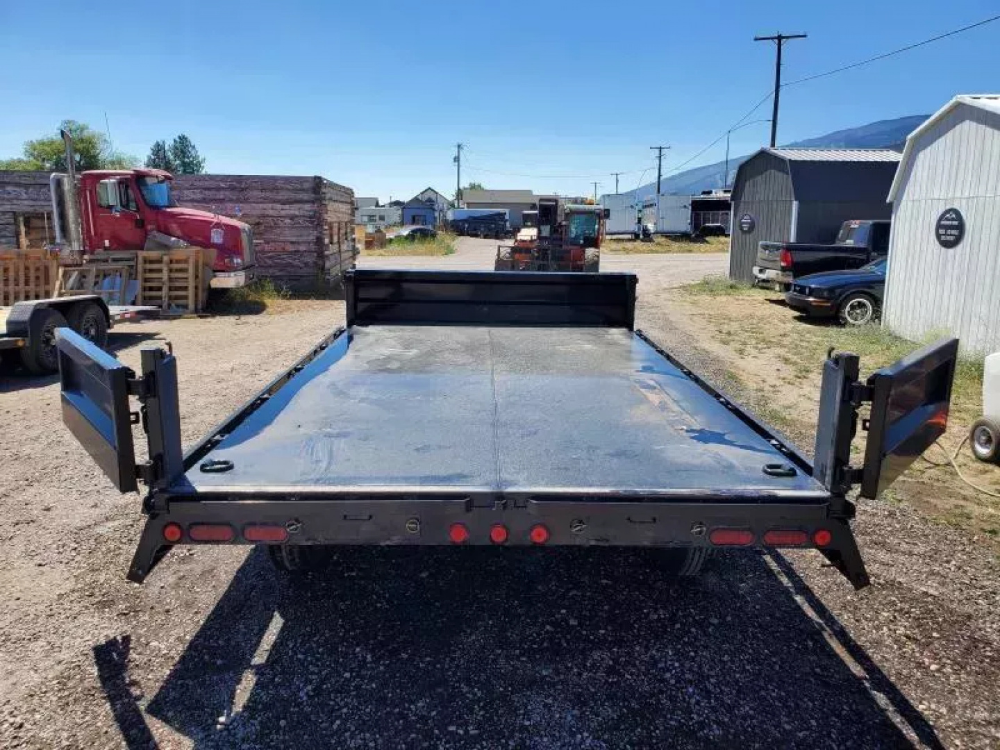 New 2026 Iron Bull 8x14 15k Deckover Dump Trailer