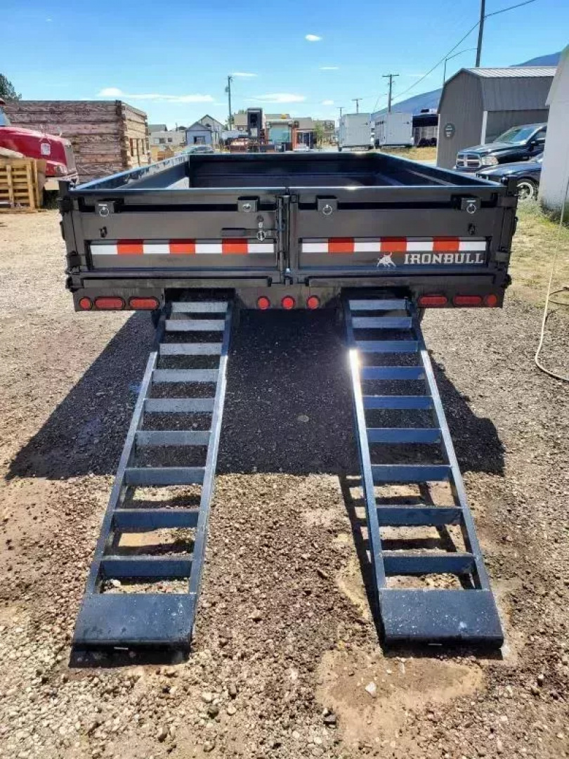 New 2026 Iron Bull 8x16 15k Deckover Dump Trailer