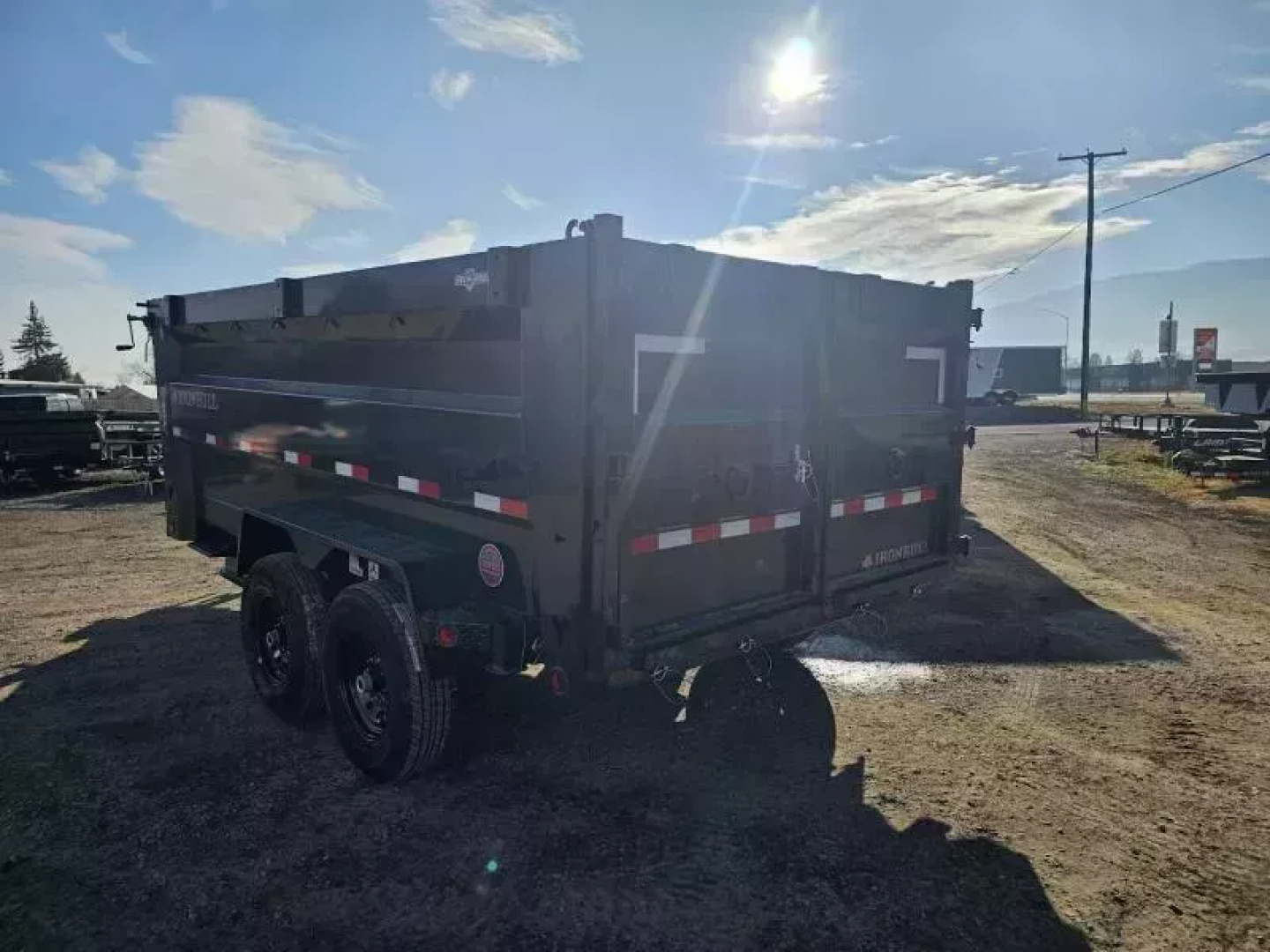 New 2026 Iron Bull 7x14 15k Dump Trailer w/48" Sides