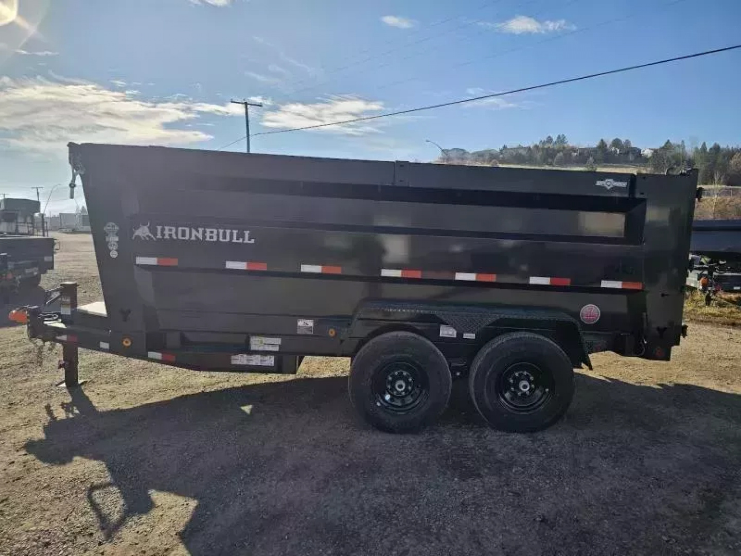 New 2026 Iron Bull 7x14 15k Dump Trailer w/48" Sides