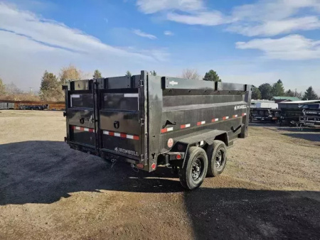 New 2026 Iron Bull 7x14 15k Dump Trailer w/48" Sides