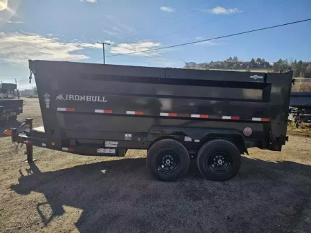 New 2026 Iron Bull 7x14 15k Dump Trailer w/48" Sides