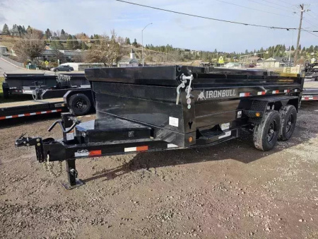 New 2026 Iron Bull 7x14 15k Dump Trailer