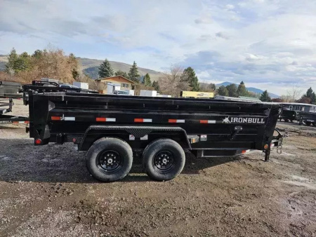 New 2026 Iron Bull 7x14 15k Dump Trailer
