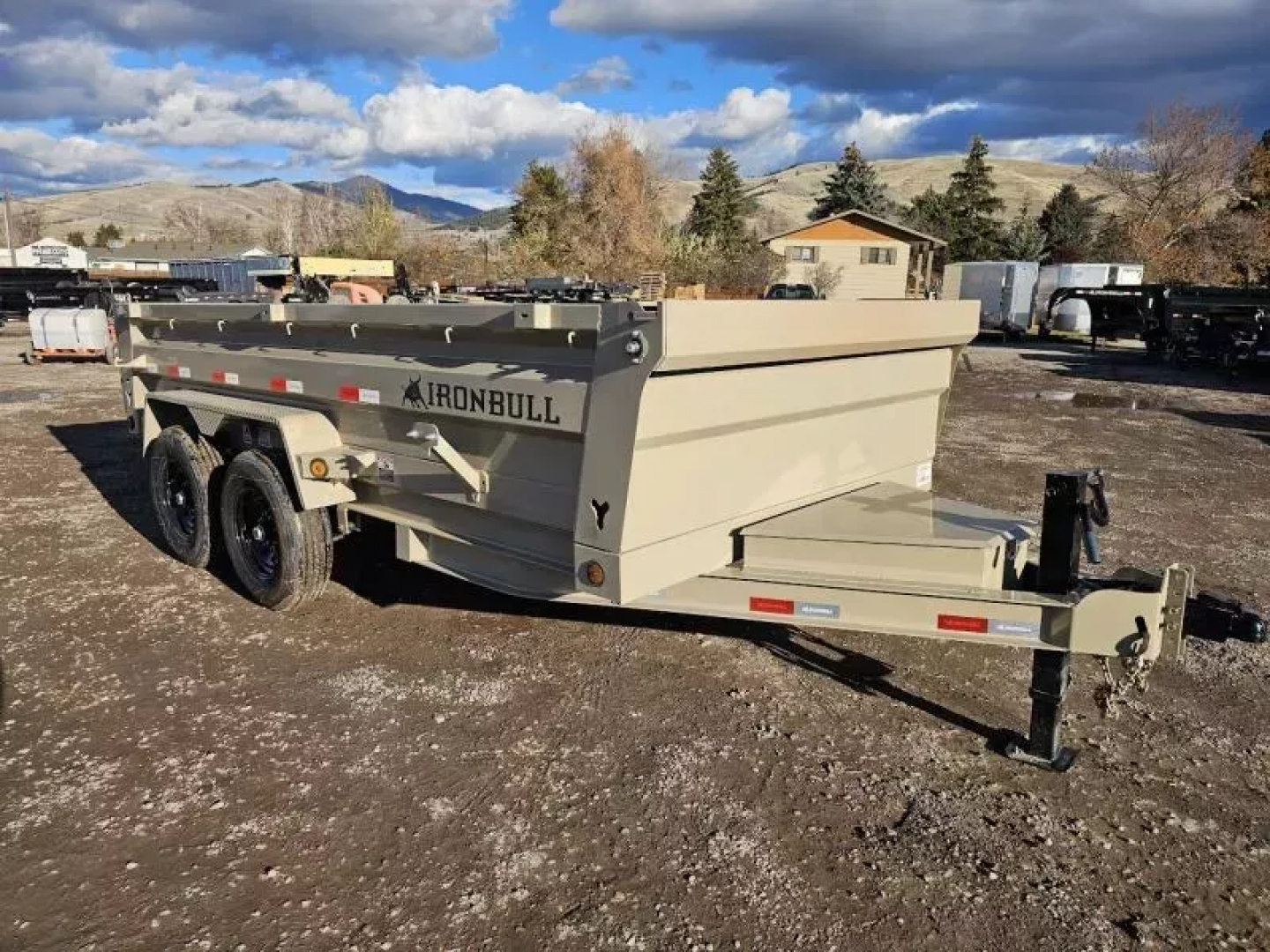 New 2026 Iron Bull 7x14 15k Dump Trailer