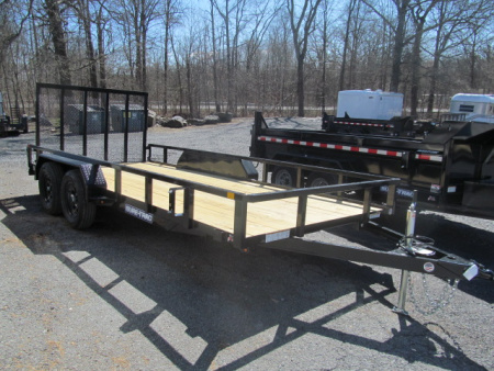New Sure-Trac 7 x 12 Tube Top 7K Utility Trailer